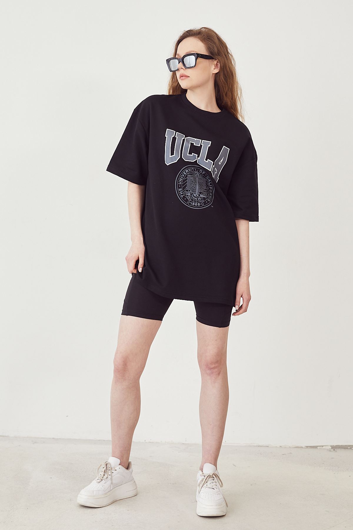 Ucia Baskılı T-shirt-Siyah