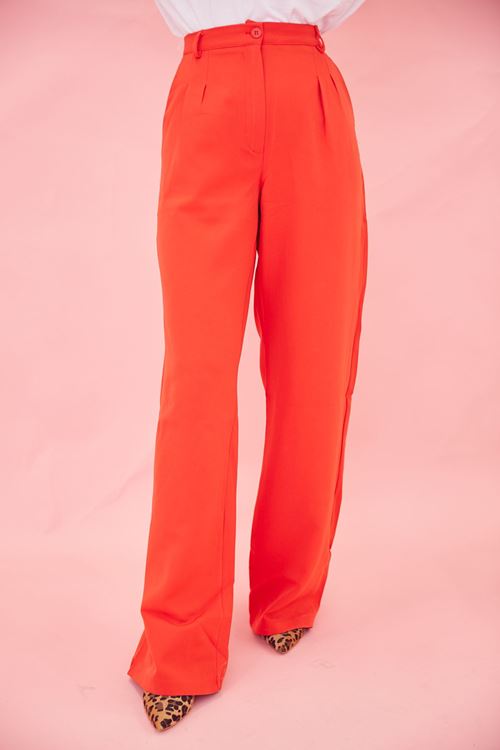 Retro Palazzo Pantolon-Nar Çiçeği