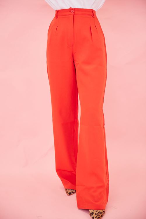 Retro Palazzo Pantolon-Nar Çiçeği