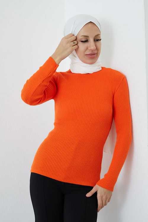 Bisiklet Yaka Kazak-Oranj