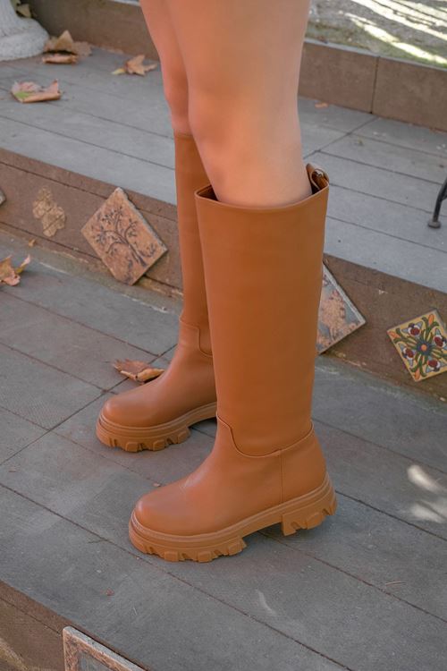 Kalın Taban Çizme-Taba