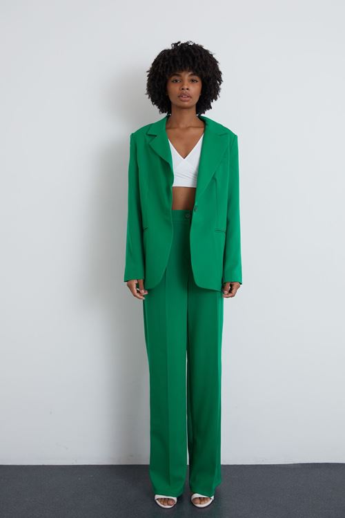Retro Palazzo Takım-Açık Yeşil