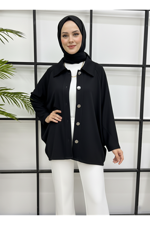 Casual Relax Fit Giy Çık-Siyah