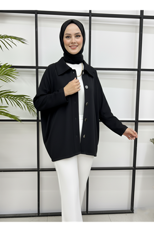 Casual Relax Fit Giy Çık-Siyah