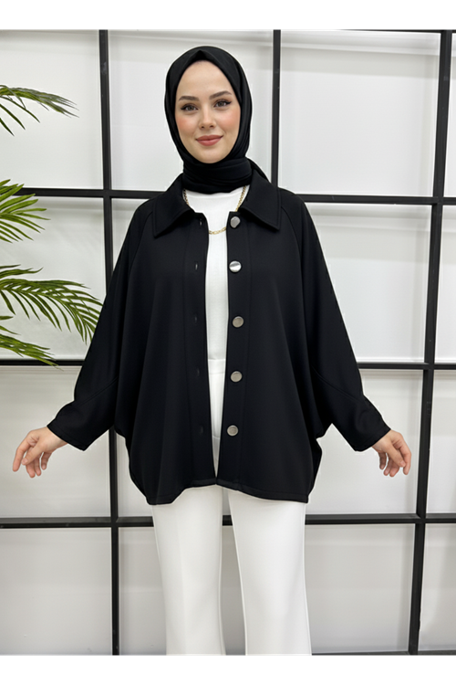 Casual Relax Fit Giy Çık-Siyah