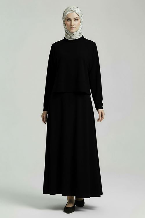 Oysho Etekli Takım-Siyah