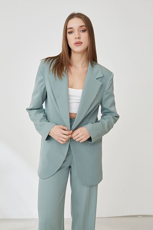 Retro Palazzo Takım-Mint