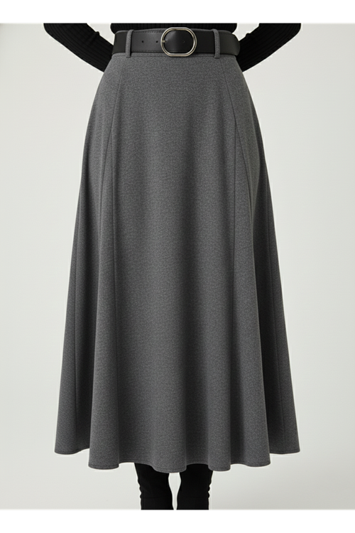 Kelebek Detaylı Etek-Antrasit