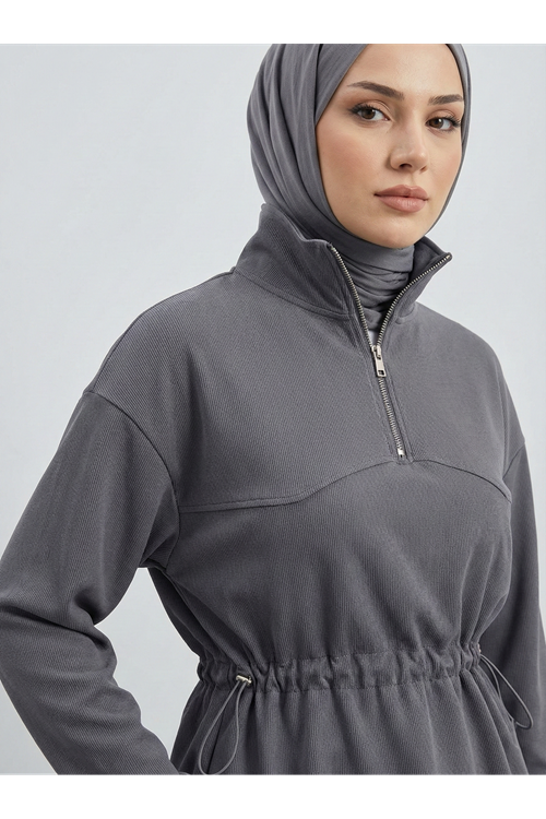 Beli StoperTünelli Elbise-Antrasit