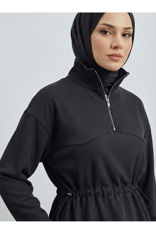 Beli StoperTünelli Elbise-Siyah