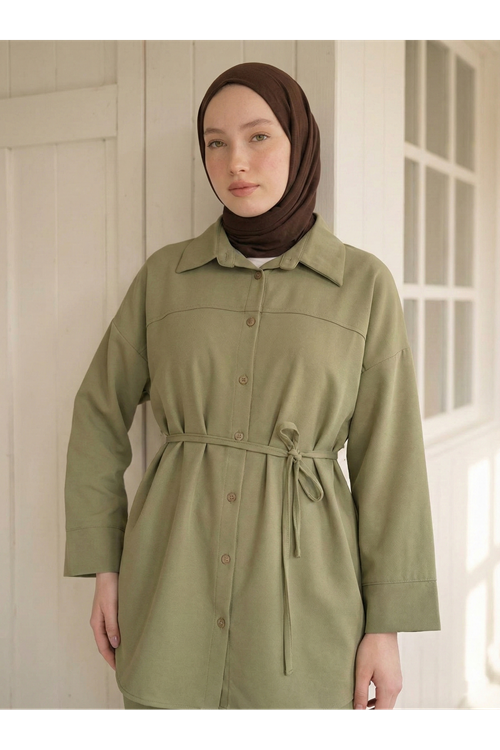 Roba Detay Pantolonlu Takım-Açık Haki