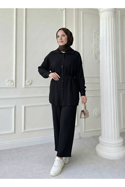 Pantolonlu Takım-Siyah