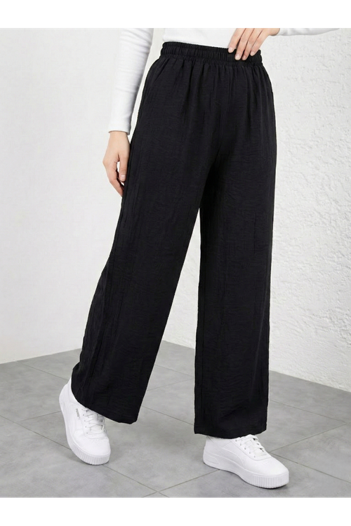 Çilek Pantolon-Siyah