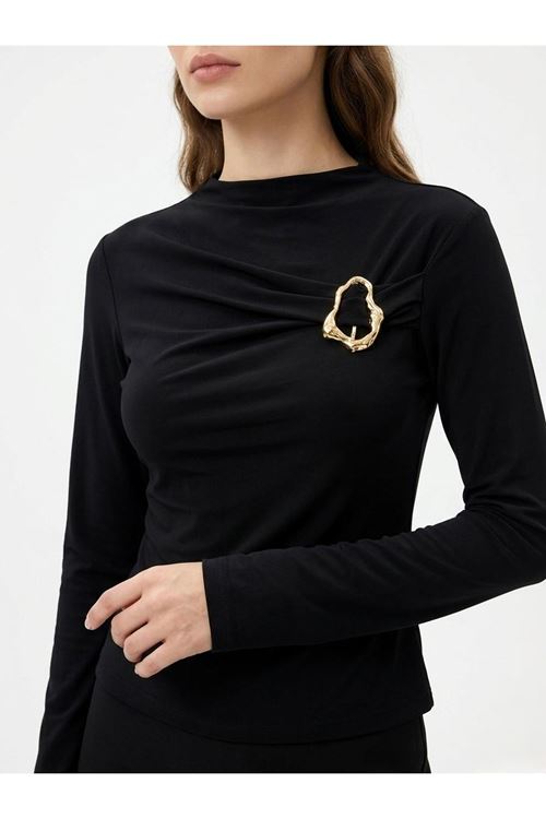 Toka Detay Sendy Bluz-Siyah