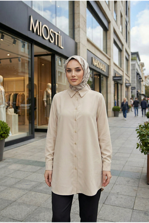 Klasik Dubai Tunik-Taş