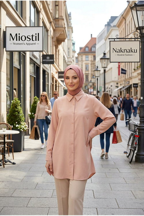 Klasik Dubai Tunik-Pudra