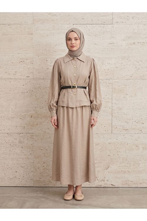 Ön Pensli Etekli Takım-Vizon