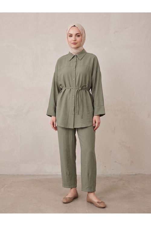 Paça Pensli Takım-Haki