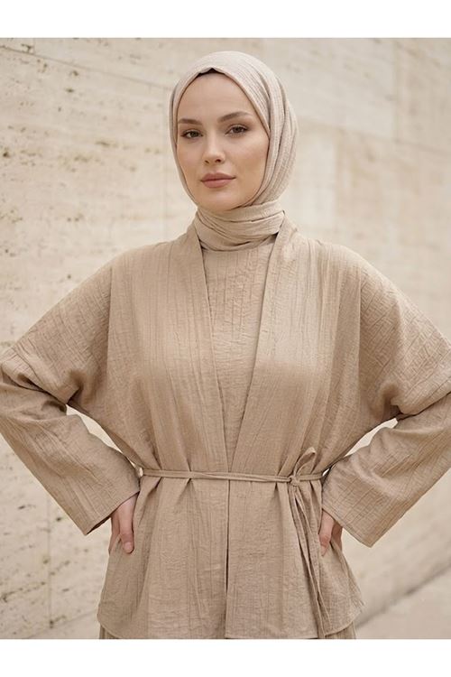 İkili Çilek Elbise-Vizon