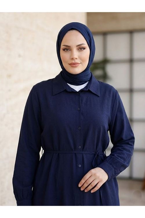 Oversize Tunik-Lacivert