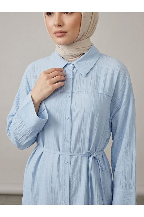 Roba Detay Pantolonlu Çilek Takım-Mavi