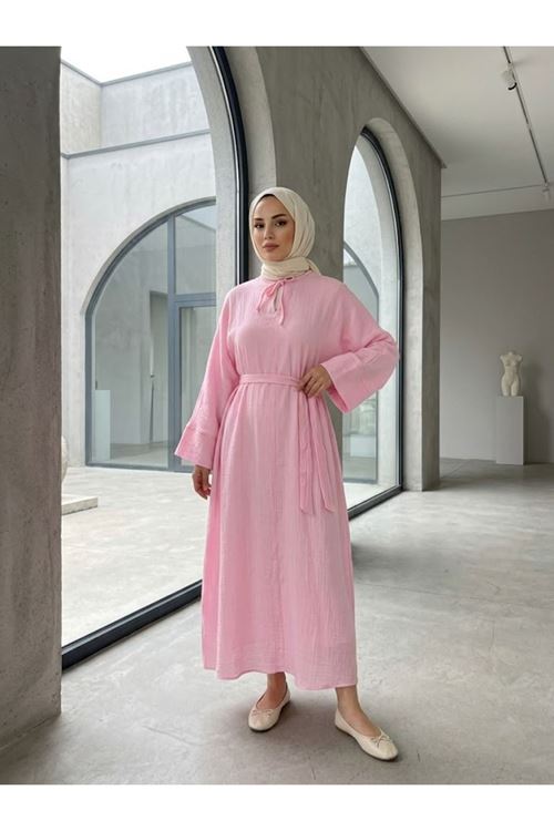 Yarasa Elbise-Pembe