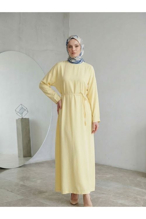 Kupra Elbise-Sarı
