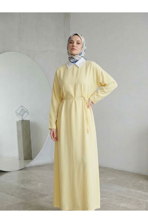 Kupra Elbise-Sarı