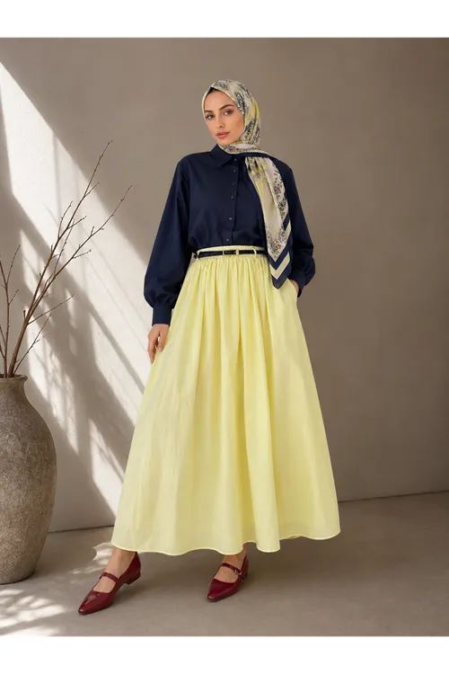 Astarlı Vual Etek-Sarı