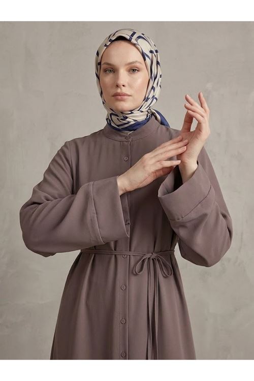 Takma Manşet Hakim Yaka Takım-Açık Kahve