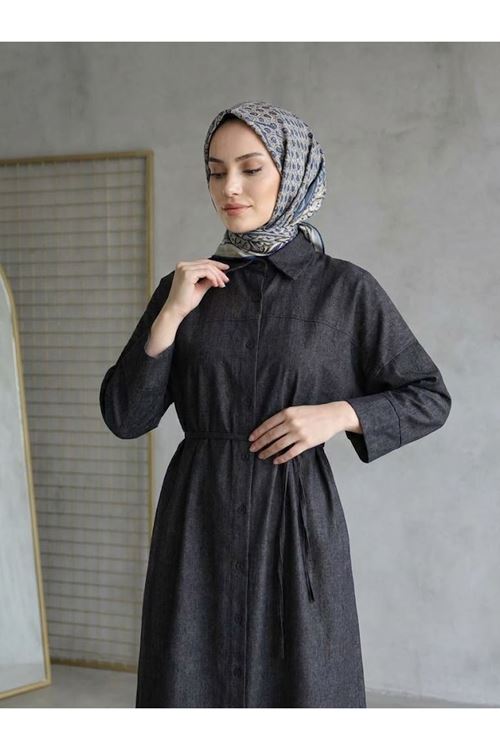 Roba Detay Elbise-Siyah