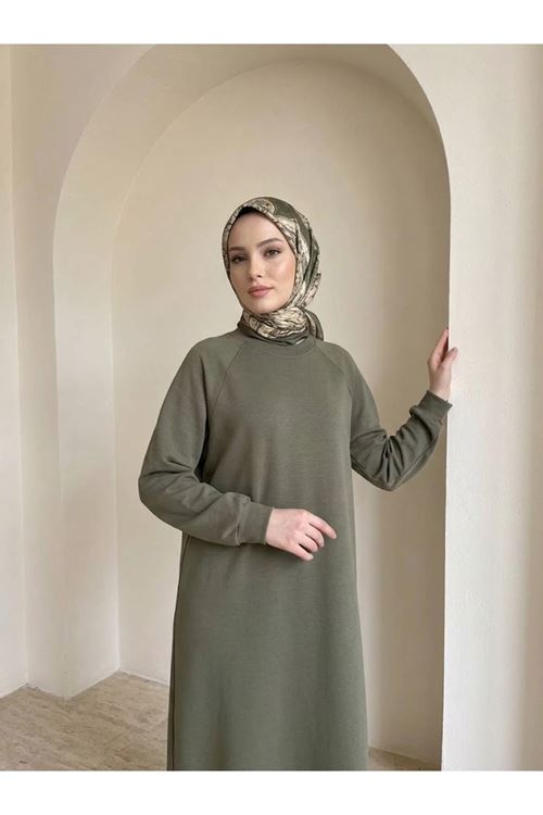 Reglan Kol Oysho Elbise-Haki