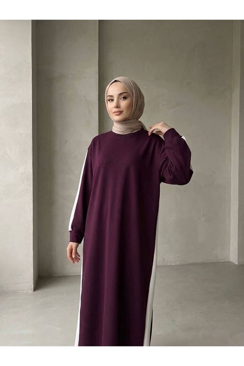 Garnili Oysho Elbise-Bordo