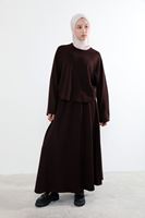 Yarasa Kol Oysho  Etekli Takım-Kahve