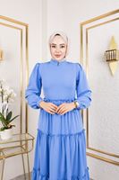 Kat Kat Bible Elbise-İndigo