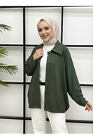 Casual Relax Fit Giy Çık-Haki