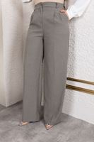 Pile Detay Poliviskon Palazzo Pantolon-Antrasit