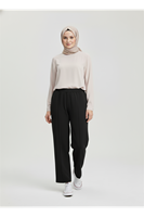 Scuba Çımalı Pantolon-Siyah