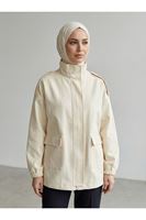 Apoletli Cep Kapaklı Ceket-Taş