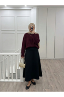 Scuba Verev Etek-Siyah