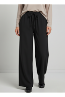 Cepli İp Detay Pantolon-Siyah