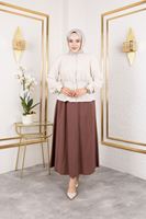 Bel Büzgülü Tunik-Taş