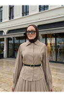 Ön Arka Pensli Etekli Takım-Vizon