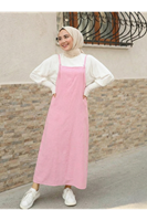 Toka Detay Keten Jile-Pembe