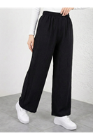 Çilek Pantolon-Siyah