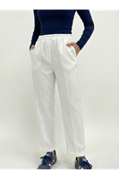 Duble Paça Atlas Pantolon-Ekru