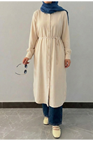 Kendinden Çizgili Uzun Tunik-Taş