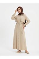 Aller Detay Patlı Elbise-Taş