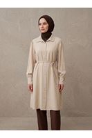 Bebe Yaka Omuz Kol Büzgülü Tunik-Taş