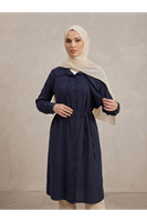 Çift Taraflı Aller Uzun Tunik-Lacivert